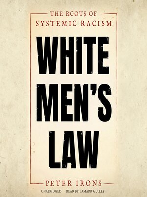 cover image of White Men's Law